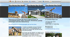 Desktop Screenshot of jens-becker-bau.de